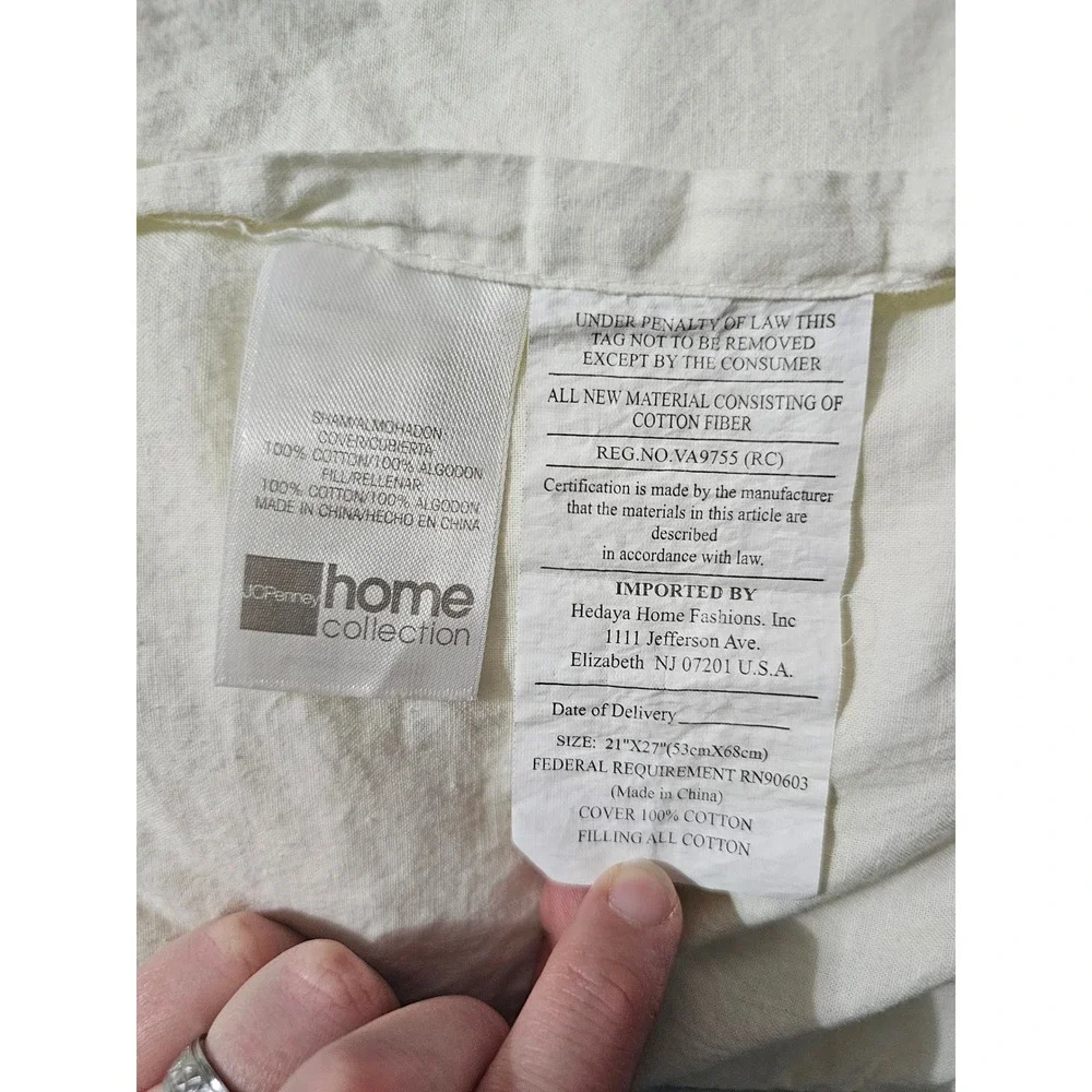 JCPenney Home Collection Floral Patchwork Quilt Set Full Queen Pastel Cotton 3pc